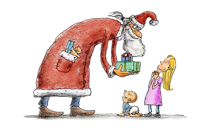 在這個圣誕節(jié)，圣誕爺爺收到了一個非常珍貴的禮物